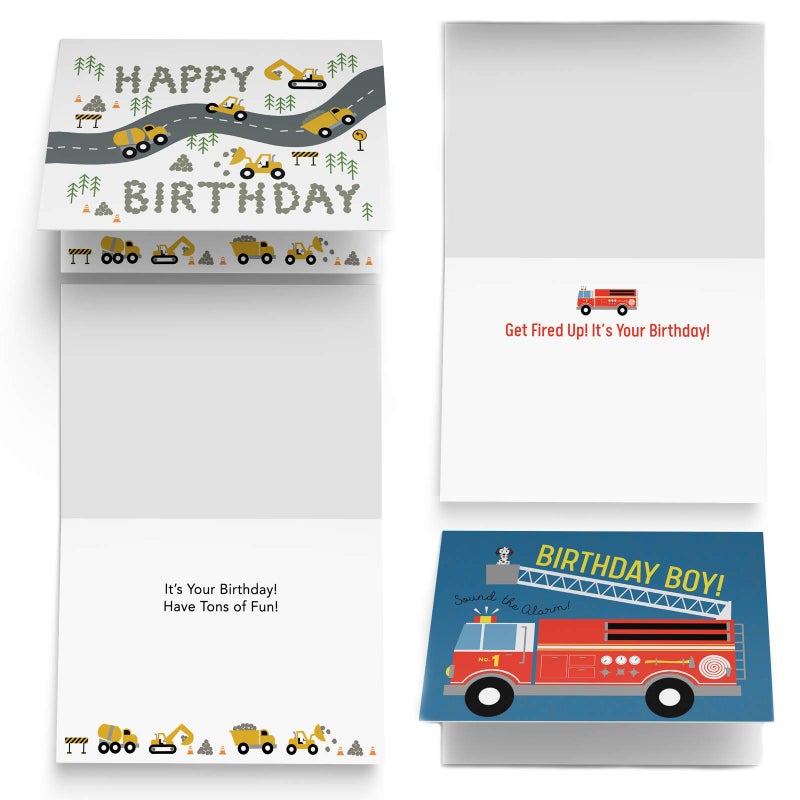 Tiny Expressions - 10 Kids Birthday Cards with Inside Messages and Envelopes - Image 4